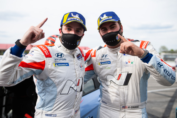 CHASE AND NORMAN GIVE ELANTRA N TCR FIRST WIN